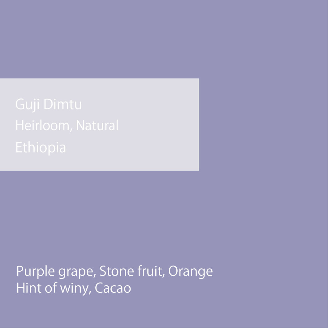 Ethiopia Guji Dimtu Heirloom Natural